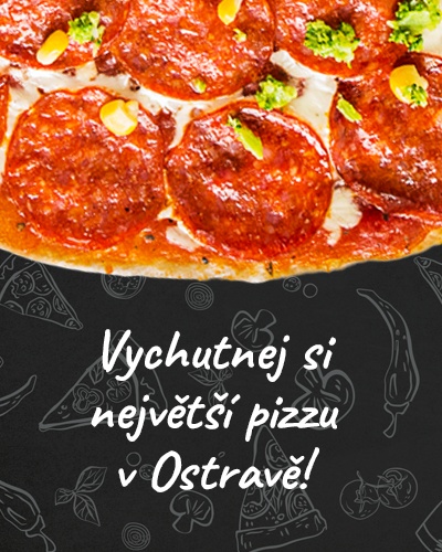 Vychutnej si největší pizzu v Ostravě!